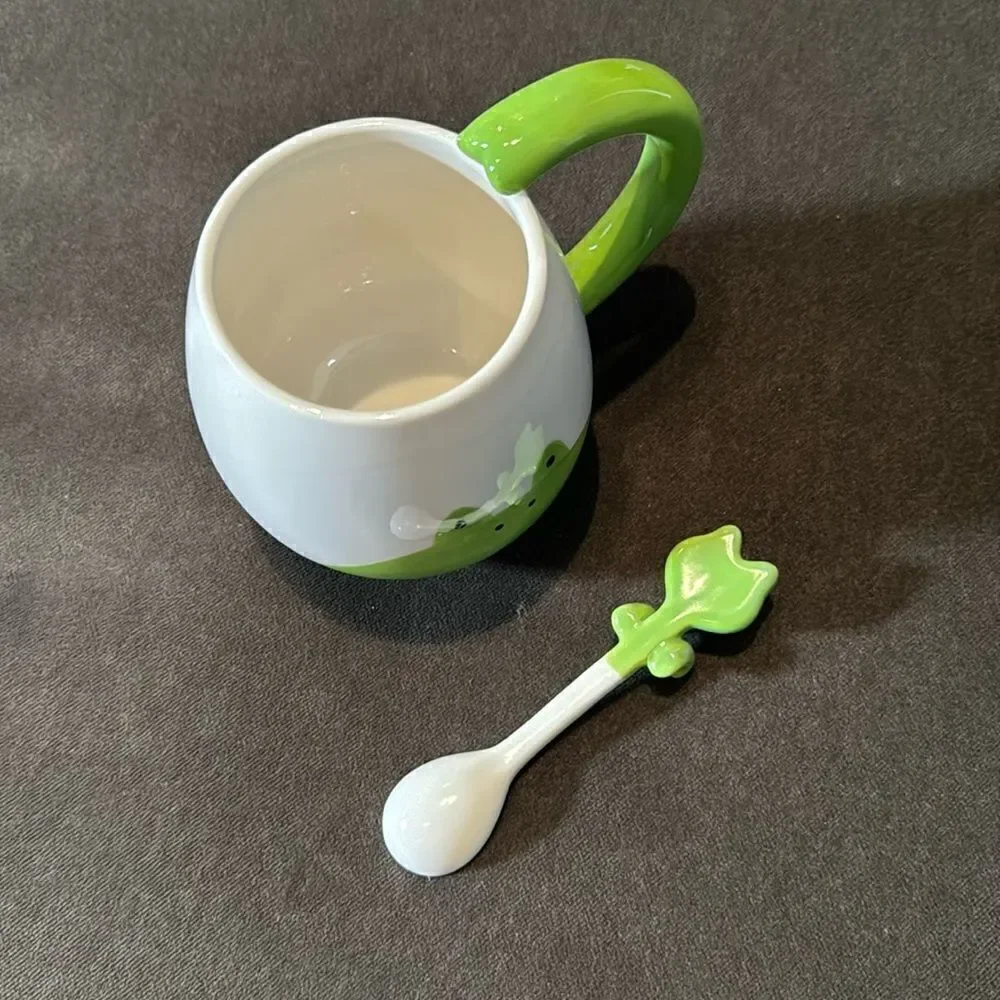 Frog Mug and Spoon Gift Set 15oz NEW